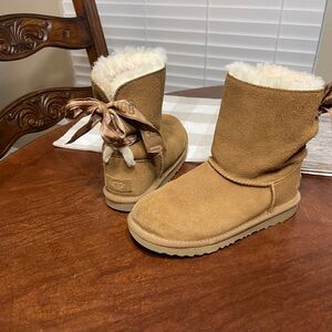 UGG Bailey Bow Boots girls size 3 custom